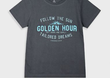 Μπλούζα με τύπωμα για αγόρι | ΑΝΘΡΑΚΙ - Energiers - 